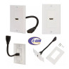 Placa Muro 1 Puerto  HD Tv 2 0 4K HDMI H/H 18Cms