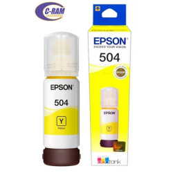 Botella de Tinta T504420 Yellow 70Ml 504 EPSON