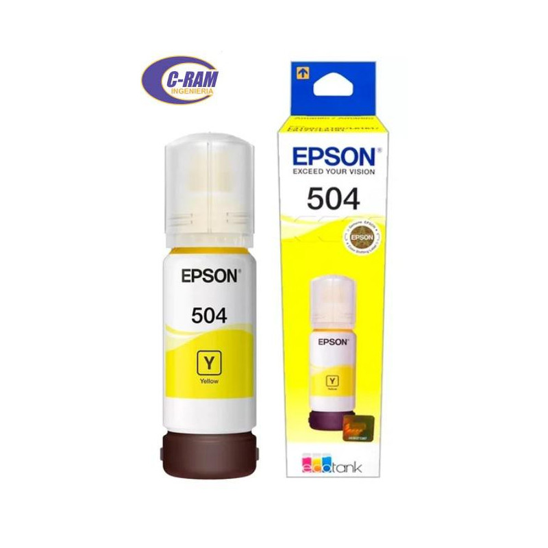 Botella de Tinta T504420 Yellow 70Ml 504 EPSON