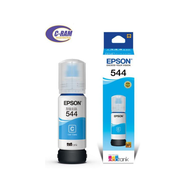 Botella de Tinta T544220 CYAN 65Ml 544 EPSON
