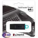 Pendrive de 64GB USB 3 2 DataTraveler Exodia Kng