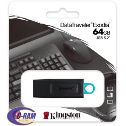 Pendrive de 64GB USB 3 2 DataTraveler Exodia Kng