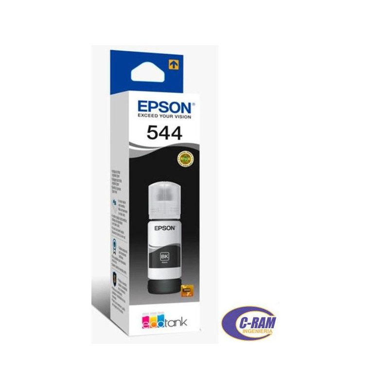 Botella Tinta T544120 Negra 65Ml 544 EPSON Origina