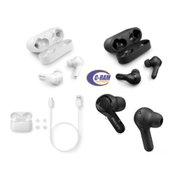 Audífonos Inalámbricos In-Ear  Bluetooth  Blanco