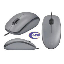 Mouse Alámbrico Logitech M110 Silent USB Silver