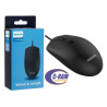 Mouse Alámbrico SPK7204  USB  Negro  Philco