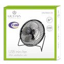 Mini Ventilador Usb Sobre mesa 6  Ultra negro