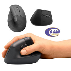 Mouse Ergonómico Logitech Lift  6 Botones 