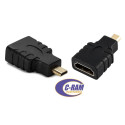 Adaptador Micro HDMI 1080p Macho a HDMI Hembra