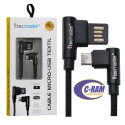 Cable Micro USB a USB 1Mts Reversible Tecmaster