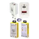 Cargador de Pared Carga Rápida  2 Puertos  USB-A-C
