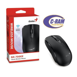 Mouse Óptico Inalámbrico NX-7009 Negro Genius