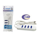 Alargador Philco Multiple 4 Tomas 1 5mts Blanco